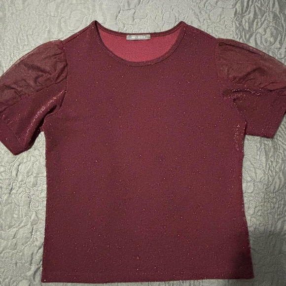 SUZY SHIER SPARKLY CROP TOP - Picture 1 of 2